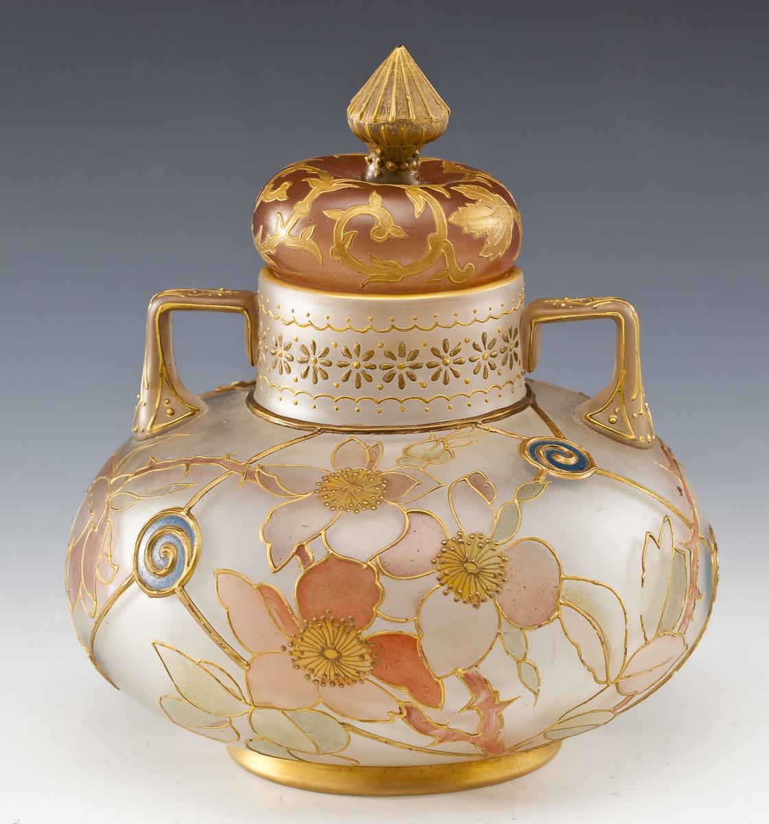 Royal Flemish Lidded Vase ($2,000-3,000)