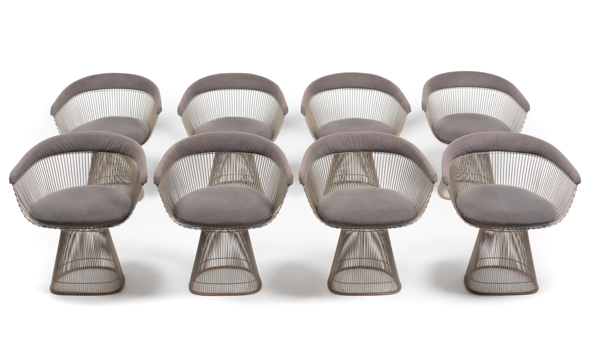 Eight Warren Platner for Knoll Dining Chairs $10,200