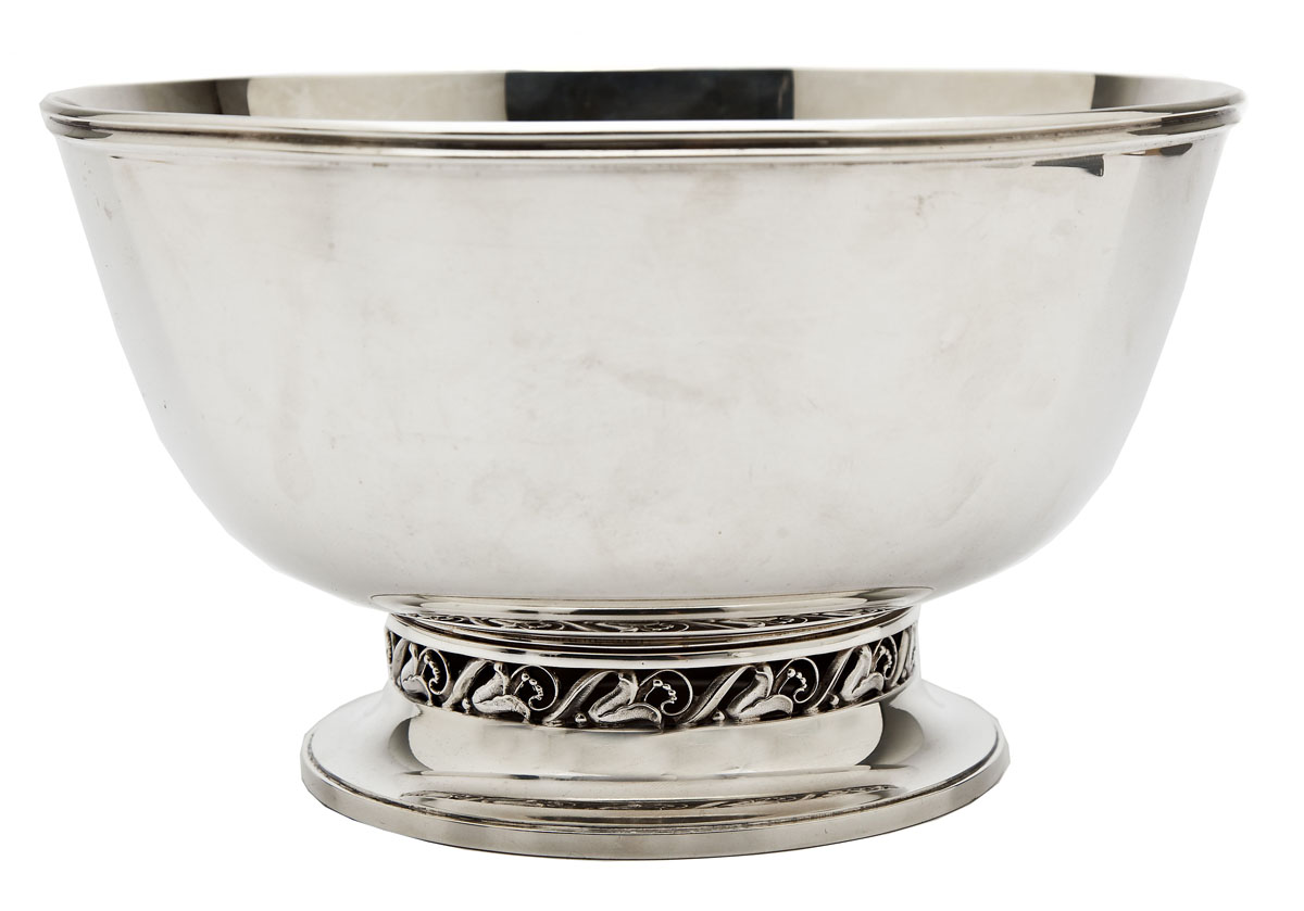 LaPaglia Mid-Century Sterling Pedestal Bowl ($800-1,200)